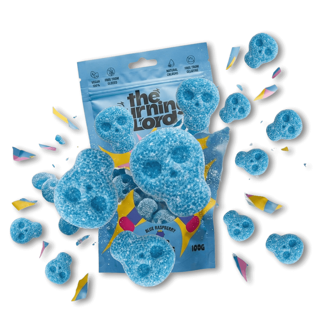 Chuches ácidas de frambuesa