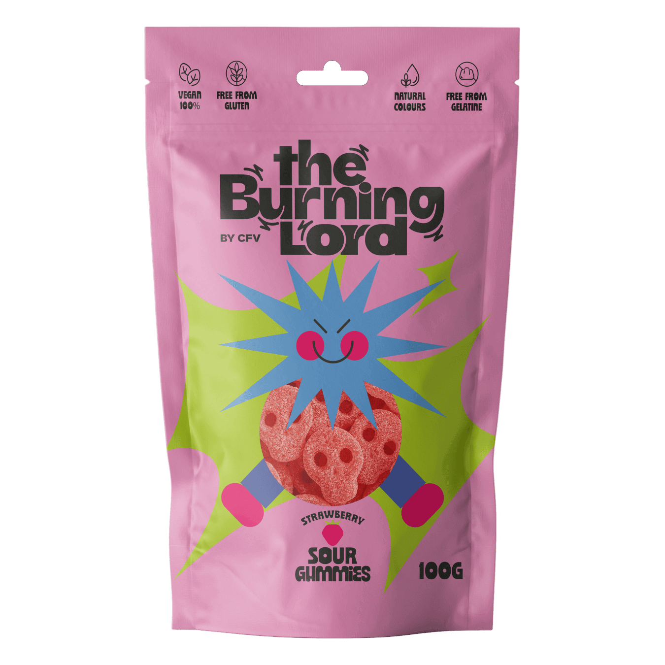 Chuches ácidas de fresa